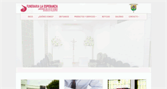 Desktop Screenshot of funerarialaesperanza.org